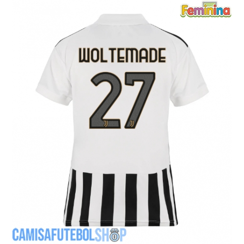 Camisa de time de futebol Juventus Nick Woltemade #27 Replicas 1º Equipamento Feminina 2026-27 Manga Curta